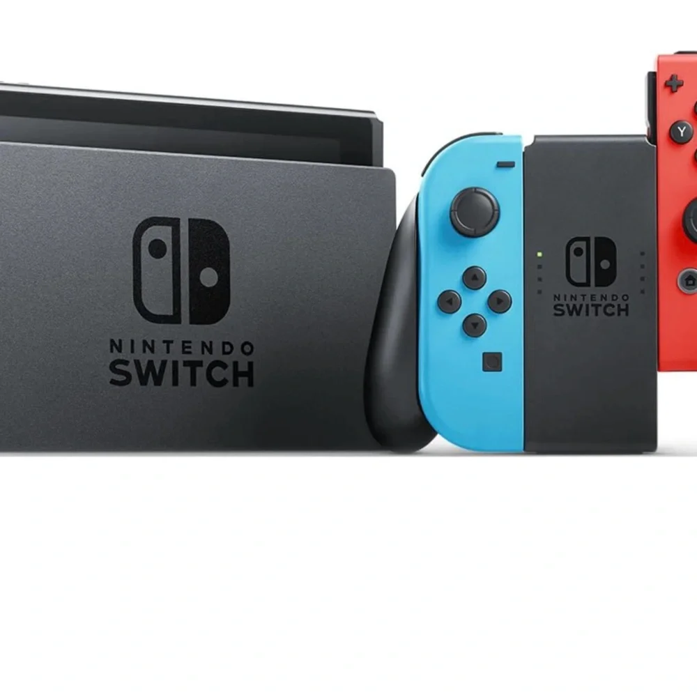 Final: Nintendo Switch Console Vibrant Red and Blue Joy-Con taking offers
